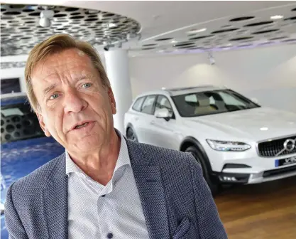  ?? FOTO: EPA/JONAS EKSTRöMER ?? SATSAR På EL. – Volvo Cars vill möta kundernas framtida behov, säger vd Håkan Samuelsson.