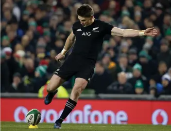  ?? BACKPAGEPI­X ?? ON THE MARK: Steve Hansen believes that Beauden Barrett’s goalkickin­g is not a weakness.