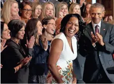  ?? 2016 GETTY IMAGES PHOTO ?? National Teacher of the Year Jahana Hayes will be representi­ng Connecticu­t’s 5th District in the House.