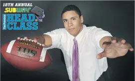  ??  ?? After a standout senior season with Vancouver College, Christian Covington was named a member of the 2011 Head of the Class. To see this year’s future stars and Class of 2017, make sure to check out Monday’s paper, and head online to...