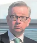  ??  ?? Standards vow: Michael Gove