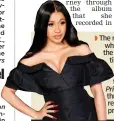  ??  ?? ◗ The rapper tore into her abusers who said she did not deserve the win. She shared an expletivel­aden video shortly before deleting the account. ◗ The musician, who won the award for Invasion of Privacy, detailed her journey through the album that she recorded in the midst of her pregnancy