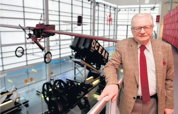  ?? Jonathan Myers ?? > New Culture Minister Lord Dafydd Elis-Thomas at Swansea National Waterfront Museum