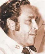  ?? OGM ?? El contralmir­ante Ramón Emilio Jiménez hijo, secretario de las Fuerzas Armadas en 1975. Renunció en mayo de ese año.