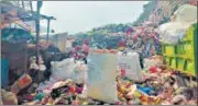  ?? HT PHOTO ?? During the Char Dham pilgrimage in Uttarakhan­d, a person on average generates a minimum 7-9 kg of waste.