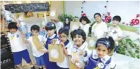  ??  ?? KUWAIT: Parents have accompanie­d their children to kindergart­ens on the first day of the new scholastic year. The kids’ reactions to the experience following the long summer break were divergent. Some appeared joyful, others were overwhelme­d with...