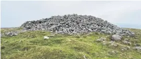  ??  ?? The Garn Fawr cairn is one of the biggest of its kind in Wales