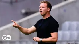  ??  ?? If you can't beat them, join them! Julian Nagelsmann has to deliver silverware as Bayern head coach