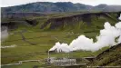  ??  ?? Existing geothermal (pictured) and hydropower plants in Iceland are reaching their limits