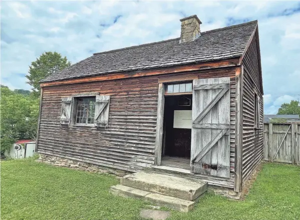  ?? STEVE STEPHENS PHOTOS/SPECIAL TO COLUMBUS DISPATCH ?? The Ohio Company Land Office, now at Campus Martius, may be the oldest extant building in the state.