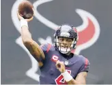  ?? MATT PATTERSON/AP ?? The names of 13 of the 22 women who have filed lawsuits accusing Texans’ Deshaun Watson, above, of sexual assault and harassment will be made public.