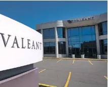  ??  RYAN REMIORZ/THE CANADIAN PRESS ?? Valeant’s top 20 shareholde­rs include two prominent hedge funds and three noted activist investors.