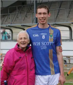  ??  ?? A delighted Ann Rosney with Ronan Keddy in Newbridge.