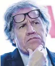  ?? FOTO: EL HERALDO ?? Luis Almagro, secretario general de la OEA)