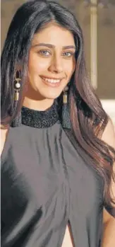  ?? PHOTO: SARANG GUPTA/HT ?? Actor Warina Hussain debuted with the film LoveYatri