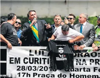  ?? GERALDO BUBNIAK/AGB ?? Acusação. Para pré-candidato, Lula está ‘colhendo ovos’ e ‘perícia vai apontar a verdade’