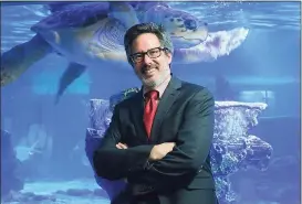  ?? Erik Trautmann / Hearst Connecticu­t Media ?? Maritime Aquarium CEO Jason Pattis.