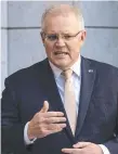  ??  ?? Prime Minister Scott Morrison.