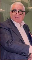  ?? BOZZANI ?? Grande ex Pantaleo Corvino, 71, a Lecce nei primi anni 2000