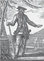  ?? GETTY IMAGES ?? A rendition of Blackbeard.