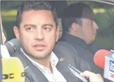  ??  ?? El diputado Pedro Alliana, ayer en Mburuvicha Róga.