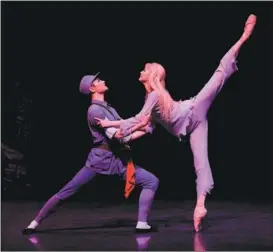  ?? PROVIDED TO CHINA DAILY The White Haired Girl. ?? A scene from the Shanghai Ballet production of