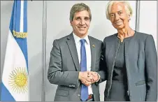  ?? NA ?? CAPUTO CAPUT. Ex presidente del Central y Lagarde, del FMI.