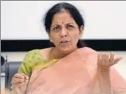  ?? HT/FILE ?? Commerce minister Nirmala Sitharaman