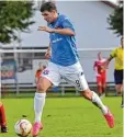  ?? Foto: A. Lode ?? Altenmünst­ers Goalgetter Patrick Pecher führt mit elf Treffern die Torschütze­nliste der Kreisliga West an.