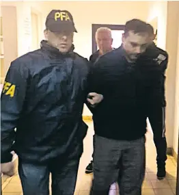  ?? PFA ?? En la casa de sus padres. Allí lo detuvieron a Daniel Alvarez.