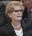  ??  ?? Premier Kathleen Wynne is finally implementi­ng an updated sex-ed curriculum for Ontario schools.