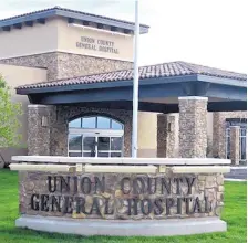  ?? SOURCE: UNION COUNTY CHAMBER OF COMMERCE ?? Union County General Hospital in Clayton has seen a revolving door of doctors. Residents says instabilit­y with primary care providers is the county’s biggest problem.