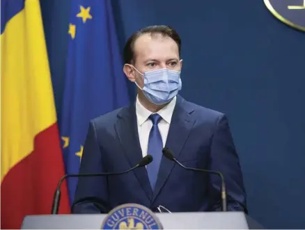  ?? FOTO: GOV.RO ?? Premierul Florin Cîțu va avea dreptul de a numi și revoca șefii ICR. Proiectul prezentat inițial nu menționa niciun criteriu.