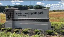  ?? FILE PHOTO ?? The Warren County Convention & Visitors Bureau says in a new lawsuit that it planned to pay for debt on the Warren County Sports Park through hotel taxes.