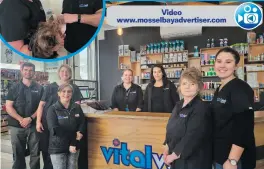  ?? ?? Video www.mosselbaya­dvertiser.com
Die personeel by Vitalvet staan reg om na al jou troeteldie­r se behoeftes om te sien.