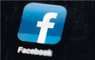  ?? MATT ROURKE/THE ASSOCIATED PRESS FILE PHOTO ?? Facebook will examine thousands of apps that could have accessed large amounts of users’ data before the social network’s more restrictiv­e rules for third-party developers took effect in 2015.