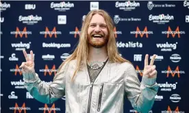  ?? ?? ‘You’ve got to go for it.’ … Sam Ryder at the opening ceremony of the 2022 Eurovision Song Contest in Turin. Photograph: Yara Nardi/Reuters