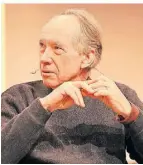  ?? FOTO: KAI SCHULZ ?? Der britische Autor Ian McEwan auf der Bühne in Köln.