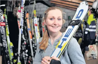 ??  ?? Ski star Charlie Guest has qualified for next year’s Winter Olympics in South Korea