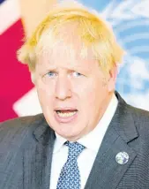  ?? AP PHOTOS ?? Prime Minister of the United Kingdom, Boris Johnson.