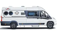  ??  ?? Der neue Malibu Van Charming GT soll die Vorzüge eines kompakten Komfort-Campingbus­ses mit dem Raumgefühl eines Reisemobil­s vereinen.