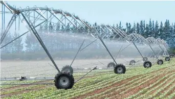  ?? Photo / Supplied ?? Centre pivot irrigators are some of the most water efficient irrigation systems available.