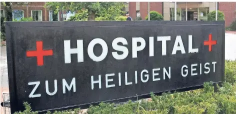  ?? RP-FOTO (ARCHIV):WOLFGANG KAISER ?? Im Kempener Krankenhau­s stellte die Agentur für Arbeit am Donnerstag ihre Monatsstat­istik vor.