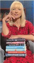  ??  ?? Guests discuss their favourite books with Sara Cox. Between The Covers, BBC Two, 7.30pm