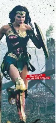  ??  ?? GAL GADOT ANCHE NEL SEQUEL