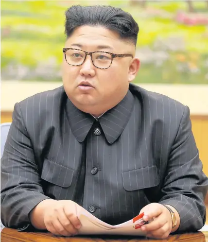  ??  ?? > North Korea’s leader Kim Jong-un claimed a ‘perfect success’ for its most powerful nuclear test so far