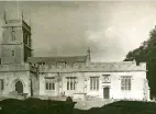  ?? ?? A photograph of St Mary’s Church in Lydiard Tregoze, taken in 1944 and available online