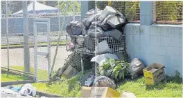  ?? Picture: RUSIATE VUNIREWA ?? The uncollecte­d rubbish on Berry Road in Suva has been an eyesore for the area, with stray dogs further displacing the garbage.