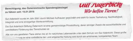  ??  ?? Kein Gütesiegel – doch Gütesiegel – wieder kein Gütesiegel. Die Vergabeste­lle ruderte zurück.