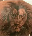  ?? Foto: Caiuby_30 Instagram ?? Auf Caiubys Rücken ist jetzt dieser Löwe zu sehen.
